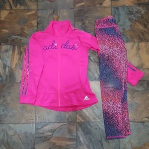 Girls Adidas Track Suit